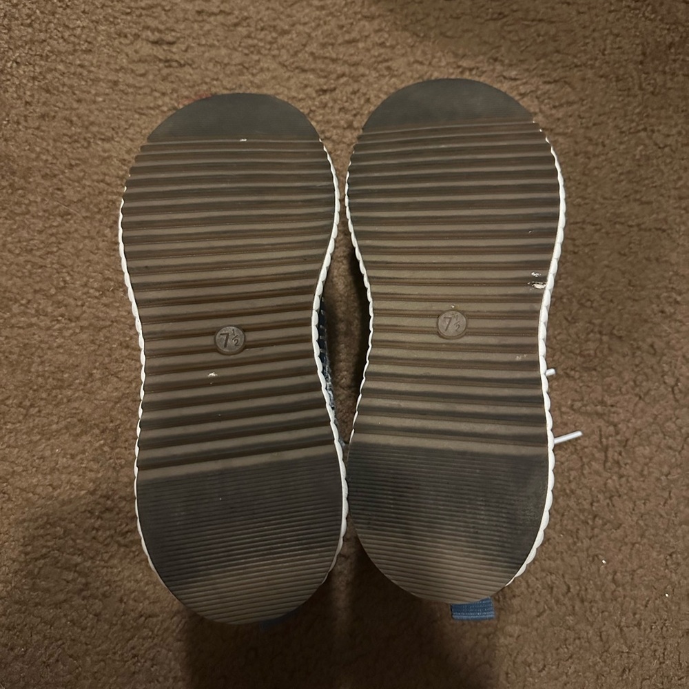 Universal Thread Blue And White Platform Sneakers - image 4